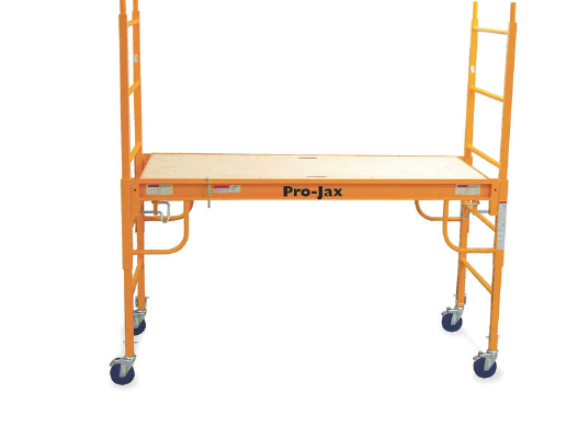 Bil-Jax bakers rolling scaffold set with wheels